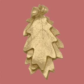 img 3 attached to 🚪 Front Door Renovators Supply: Solid Brass Oak Leaf Door Knocker - 6H X 3W