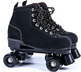 img 4 attached to Womens Roller High Top Four Wheel Outdoor