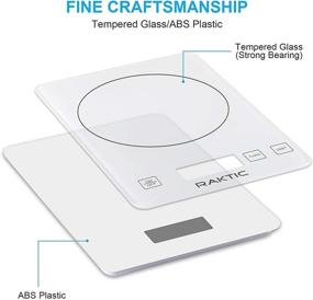 img 1 attached to 🔢 BS ONE Digital Scale Kitchen Food Scale, 22lb Kitchen Scale Weight Grams and Oz, 1g/0.1oz: Precise Baking, Cooking, and Coffee Measurements + Easy Clean Tempered Glass Food Scale (Batteries Included)