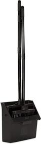 img 3 attached to Black Carlisle 36141503 Duo-Pan Plastic Lobby Pan and Duo-Sweep Broom Combo, 36- inch Length x 11-51/64- inch Width