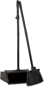 img 2 attached to Black Carlisle 36141503 Duo-Pan Plastic Lobby Pan and Duo-Sweep Broom Combo, 36- inch Length x 11-51/64- inch Width