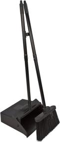 img 4 attached to Black Carlisle 36141503 Duo-Pan Plastic Lobby Pan and Duo-Sweep Broom Combo, 36- inch Length x 11-51/64- inch Width