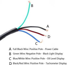 img 1 attached to Qiilu Universal Motorcycle Speedometer Tachometer Motorcycle & Powersports