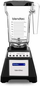 img 4 attached to 🔥 Black Blendtec Total Classic Original Blender - Fourside Jar (75 oz), Professional-Grade Power with 6 Pre-Programmed Cycles and 10-Speeds