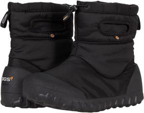 img 1 attached to Unisex Little Boys' Snow Black Bogs Shoes