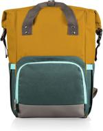 oniva mustard picnic roll top backpack – a stylish and versatile outdoor companion logo