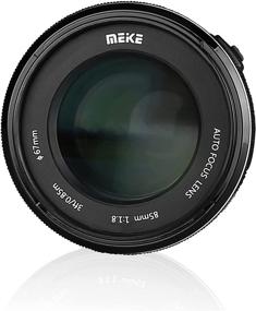img 2 attached to 📷 MEKE 85mm F1.8 AF Full Frame Lens for Nikon F Mount DSLR Cameras: D850, D750, D780, D610, D3200, D3300, D3400, D3500, D5500, D5600, D5300, D5100, D7200 & More