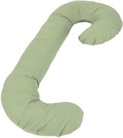 img 1 attached to 🌿 Snoogle Original Total Body Pillow in Sage: Ultimate Comfort and Support for Restful Sleep