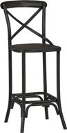 🪑 metal barstool by stone & beam, 40"h - amazon brand logo