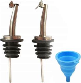 img 4 attached to Кухонный диспенсер Pourers из нержавеющей стали, силикон