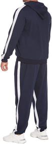 img 1 attached to COOFANDY Sweatsuits Hoodies Athletic Tracksuit Men's Clothing