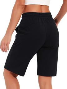 img 2 attached to SPECIALMAGIC Bermuda Cotton Athletic Pockets Sports & Fitness