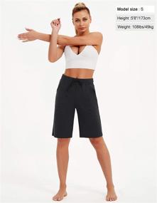 img 1 attached to SPECIALMAGIC Bermuda Cotton Athletic Pockets Sports & Fitness