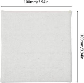 img 1 attached to 🖌️ STARVAST Mini Canvas Panels 4" x 4" Pack of 24 - Premium Small Stretched Cotton Canvas Boards for Painting, Crafts & Acrylic/Oil Projects