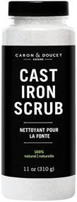 img 4 attached to 🔧 Caron & Doucet - Cast Iron Cleaning & Restoring Scrub: Premium Natural Formula for Rust Removal Without Scratching | Essential Pre-Cleaning, Washing & Seasoning Solution | Ideal for Skillets, Pans & Cast Iron Cookware