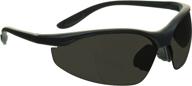 👓 prosport full lens reader safety glasses: clear or smoke sport wraparound curve - no bifocal feature logo