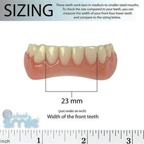 img 2 attached to Усовершенствуйте свою улыбку с Instant Smile Comfort Fit гибкими нижними зубами.