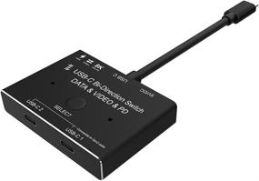 img 4 attached to 🔀 Angusplay USB-C Bi-Directional Switcher - 2 in 1 Type-C Switch Supporting 8K@30Hz, 4K@120Hz/60Hz, 1080P HD - Ideal for Multiple USB-C Sources and Displays