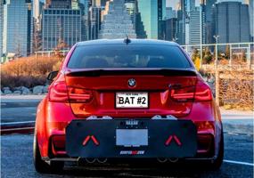 img 1 attached to 🦇 Revolutionary BUMPER BAT 🦇: Unmatched Rear Bumper Protector & License Plate Door for Cars and SUVs, Ensuring Complete Safety and Saving You Money.