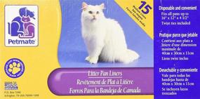 img 2 attached to 🐱 Petmate Litter Box Liners for Cats - Pack of 15, Medium Size