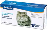 🐱 petmate litter box liners for cats - pack of 15, medium size logo