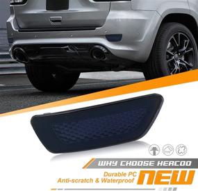 img 3 attached to 🚗 Дымчатая задняя рефлекторная лампа для Jeep Grand Cherokee, Journey, Patriot | Набор из 2 штук (2012-2018/2012-2020/2013-2017)