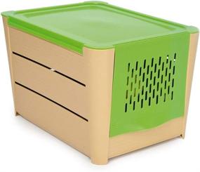 img 3 attached to 🥔 Snips Potato Keeper: Keep Potatoes Fresh with this Green Storage Container