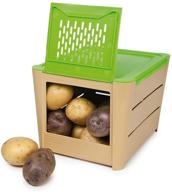 🥔 snips potato keeper: keep potatoes fresh with this green storage container logo