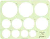 🔘 alvin large td1201 circles guide template logo