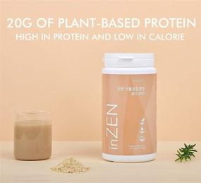 img 3 attached to 🌿 Zenseason Organic Plant-Based Protein Powder with Pea Protein, Superfoods, Probiotics - Vegan, Gluten-Free, No Sugar, Amino Acids, Multi-Grain Blend (14 Servings, 1.2lb 19.7oz)