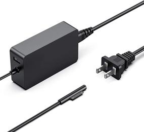 img 2 attached to 🔌 BTBSZ 44W 15V 2.58A Surface Pro Charger: Compatible with Surface Pro 7/6/5/4/3, Surface Laptop1/2/3, Surface Go1/2, and Surface Book1/2 - With USB Charging Port