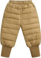 ❄️ winter windproof lightweight outdoor trousers: active girls' clothing essential logo