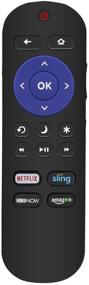 img 1 attached to 📺 Sharp Roku TV Replacement Remote Control LC-RCRUS-17: Compatible with LC-32LB481U, LC-43LB481U, and LC-55LB481U Models