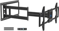 📺 premium long arm tv wall mount for 42-90 inch tvs, 40 inch extension, swivel and tilt, full motion mount - max vesa 800x400mm, 150 lbs. load, ideal for 16”,18”, 24” studs logo