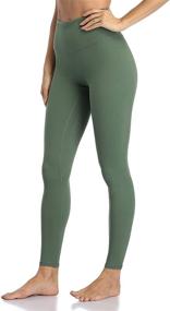 img 2 attached to 👖 YUNOGA Women's High Waisted Seamless Leggings - Ultra Soft Tummy Control Yoga Pants