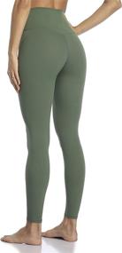 img 1 attached to 👖 YUNOGA Women's High Waisted Seamless Leggings - Ultra Soft Tummy Control Yoga Pants