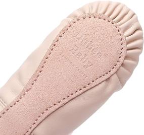 img 3 attached to 🩰 DubeeBaby Leather Ballet Shoes: Comfortable Dance Flats for Girls (Toddler/Little Kid/Big Kid)