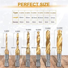 img 3 attached to 🛠️ SNUSIM Titanium Combination Tapping 10 24NC: The Ultimate Tool for Precision Tapping and Threading