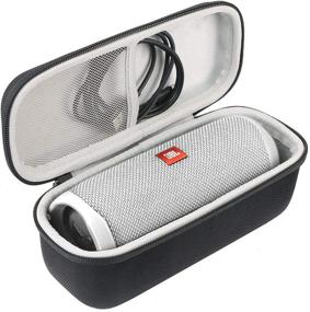 img 4 attached to Жесткий чехол Khanka для замены для JBL FLIP5 Flip 5 водонепроницаемый портативный Bluetooth-динамик (черный)