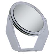 🪞 zadro dual sided swivel vanity mirror with acrylic finish, 1x and 5x magnification логотип