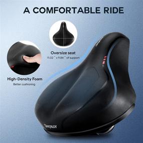 img 3 attached to Bikally Comfortable Негабаритное водонепроницаемое сиденье высокой плотности