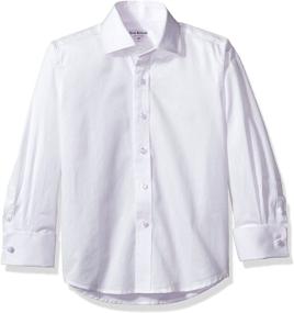 img 2 attached to 👔 Isaac Mizrahi Boys' French Cuff Cotton Shirt for Enhanced SEO