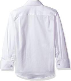 img 1 attached to 👔 Isaac Mizrahi Boys' French Cuff Cotton Shirt for Enhanced SEO