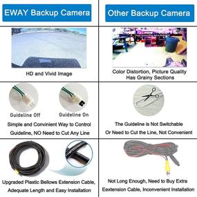 img 1 attached to 📷 EWAY Tailgate Handle Backup Rear View Camera - Ford F150 97-03, Super Duty F250 F350 F450 99-06, Explorer Sport Trac 01-05, Lobo 01-03 - Waterproof Night Vision