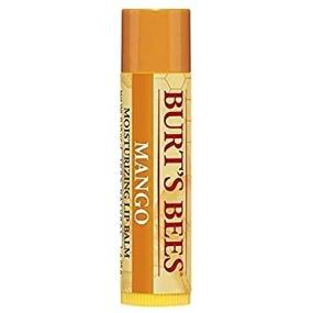 img 1 attached to Burt's Bees Moisturizing Lip Balm, Mango Pack 🍊 of 4: Nourish Your Lips with 0.15 oz Balm
