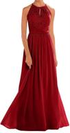 annadress womens chiffon floor length bridesmaid women's clothing in dresses logo