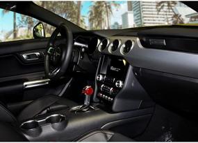 img 1 attached to JeCar Carbon Interior Mustang 2015 2019