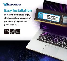 img 1 attached to Astra Gear 4GB DDR4 Модуль оперативной памяти для игрового ноутбука – 2666МГц, 260-Pin, Non-ECC-SO-DIMM, PC4-21300 (AHN19D4G26S)