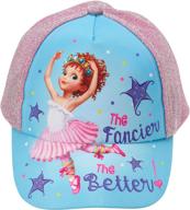 👒 fancy nancy disney girls baseball cap (ages 2-4) logo