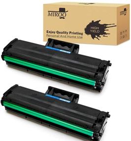 img 4 attached to MIROO Compatible Toner Cartridge for Samsung MLT-D101S - 2 Black Pack"| "High-quality Replacement Toner Cartridge for Samsung MLT-D101S by MIROO"| "MIROO Compatible Toner Cartridge for Samsung Printer - Black (2 Pack MLT-D101S)